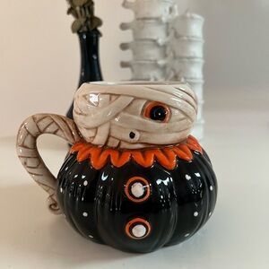 Johanna Parker Halloween Mummy Pumpkin Mug